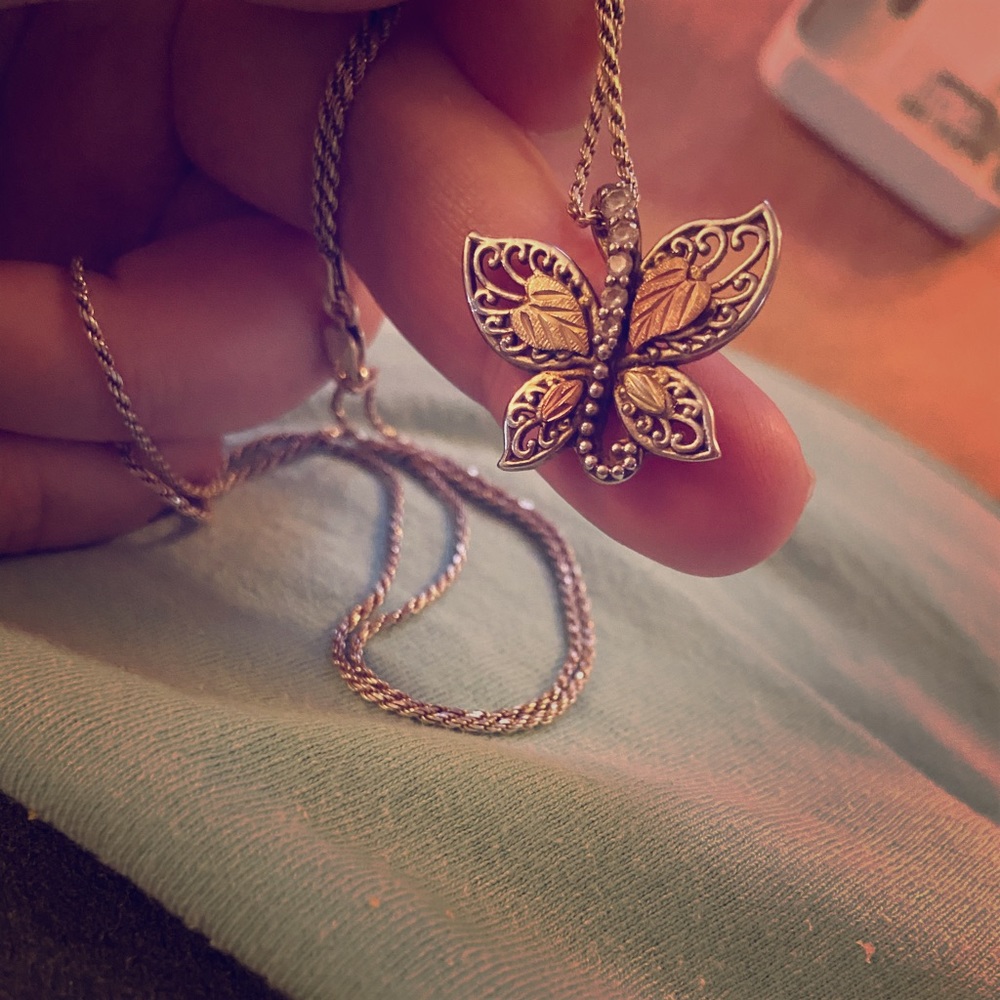 Black hills gold butterfly